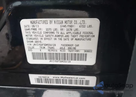 2013 Infiniti G37 Journey z USA, uszkodzony, nr VIN JN1CV6AP3DM304129